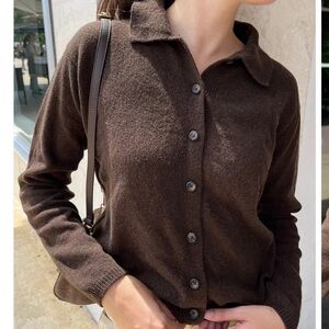 Brandy Melville Elise HEAVY WOOL CARDIGAN
